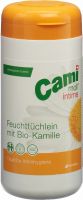 Produktbild von Cami Moll Intime Feuchttücher Dose 100 Stück