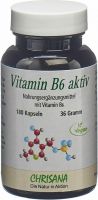 Product picture of Chrisana Vitamin B6 Aktiv Kapseln Dose 180 Stück