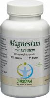 Produktbild von Chrisana Magnesium mit Kräutern Kapseln Dose 150 Stück