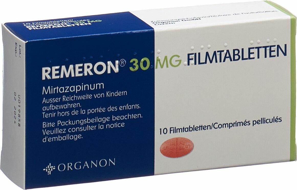 Remeron Tabletten 30mg 10 Stück in der Adler Apotheke