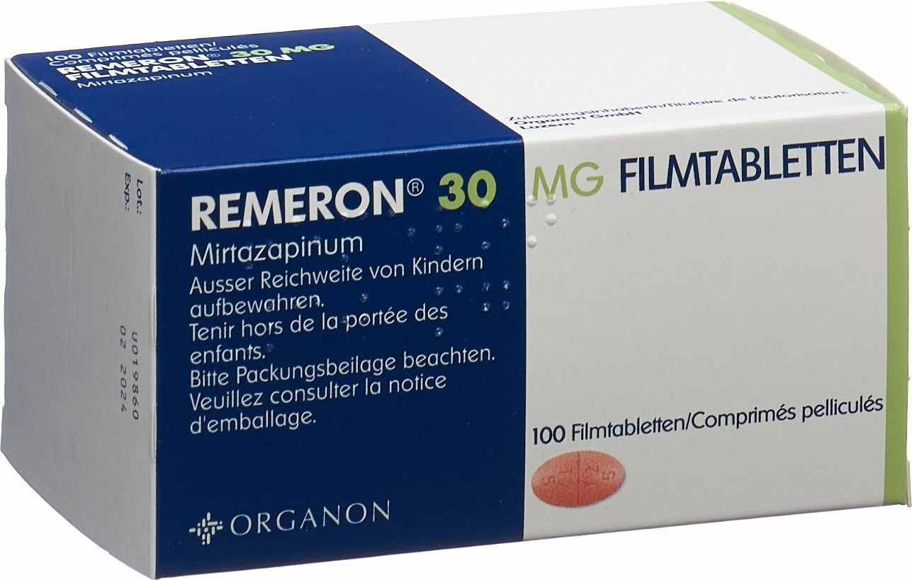 Remeron Tabletten 30mg 100 Stück in der Adler Apotheke