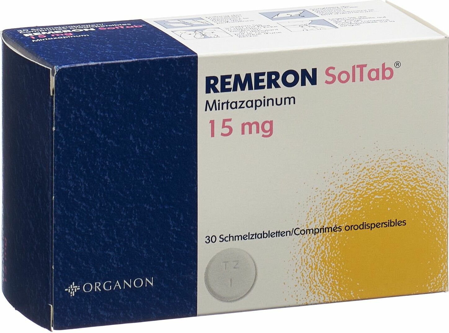 Remeron Soltab Schmelztabletten 15mg 30 Stück in der Adler Apotheke