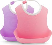 Image du produit Twistshake Lätzchen 4m+ Pink Purple 2 Stück