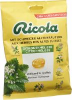 Produktbild von Ricola Zitronenmelisse Kräuterbonbons ohne Zucker Beutel 125g