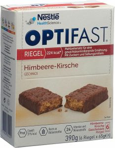 Produktbild von Optifast Riegel Himbeer-Kirsche 6x 65g