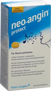 Produktbild von Neo-angin Protect Lutschtabletten Honig-Meersalz 32 Stück