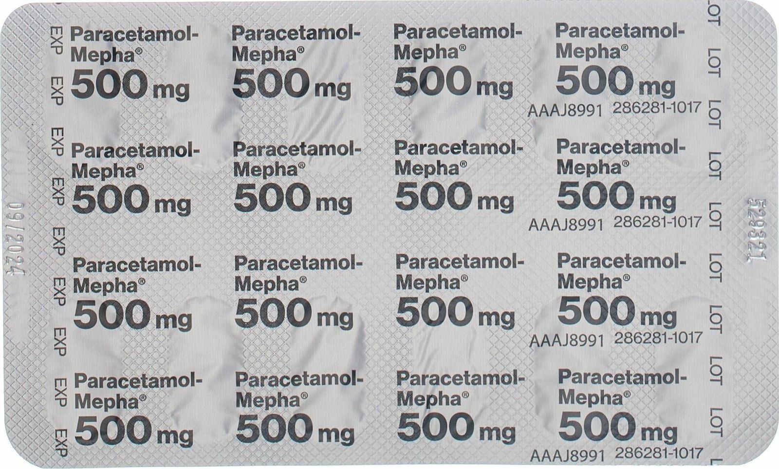 Paracetamol Mepha Lactab 500mg 20 Stück in der Adler Apotheke