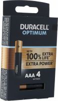 Product picture of Duracell Batt Optimum Aaa 4 Stück