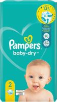 Image du produit Pampers Baby Dry Grösse 2 4-8kg Mini Sparpack 62 Stück