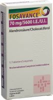 Produktbild von Fosavance Wochentabletten 70/5600 12 Stück