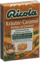 Product picture of Ricola Kräuter-Caramel mit Stevia Box 50g