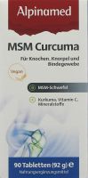 Produktbild von Alpinamed MSM Curcuma Tabletten Dose 90 Stück