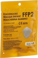 Produktbild von Vasano Maske FFP2 Kind 4-12 Jahre Weiss 2 Stück