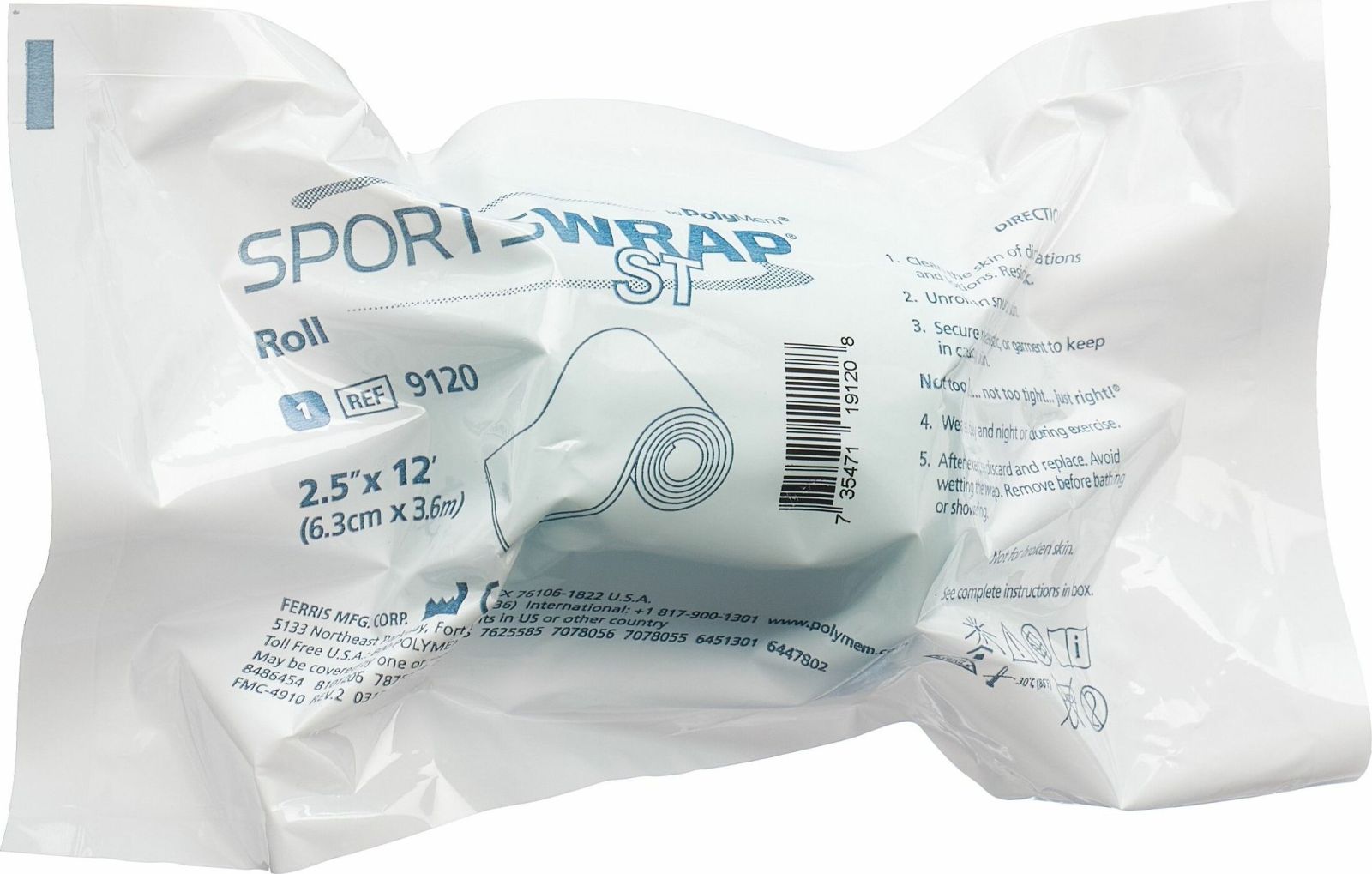 Polymem Sportswrap 6.3cmx3.6m 10 Stück in der Adler Apotheke