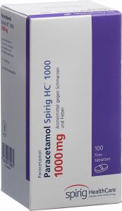 Immagine del prodotto Paracetamol Spirig Hc Filmtabl 1000 Mg Ds 100 Stk