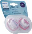 Produktbild von Avent Philips Ultra Air Co 0-6m Girl Ma/schm 2 Stück