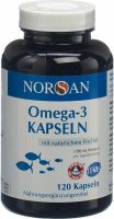 Produktbild von Norsan Omega-3 Fischoel Kapseln Dose 120 Stück