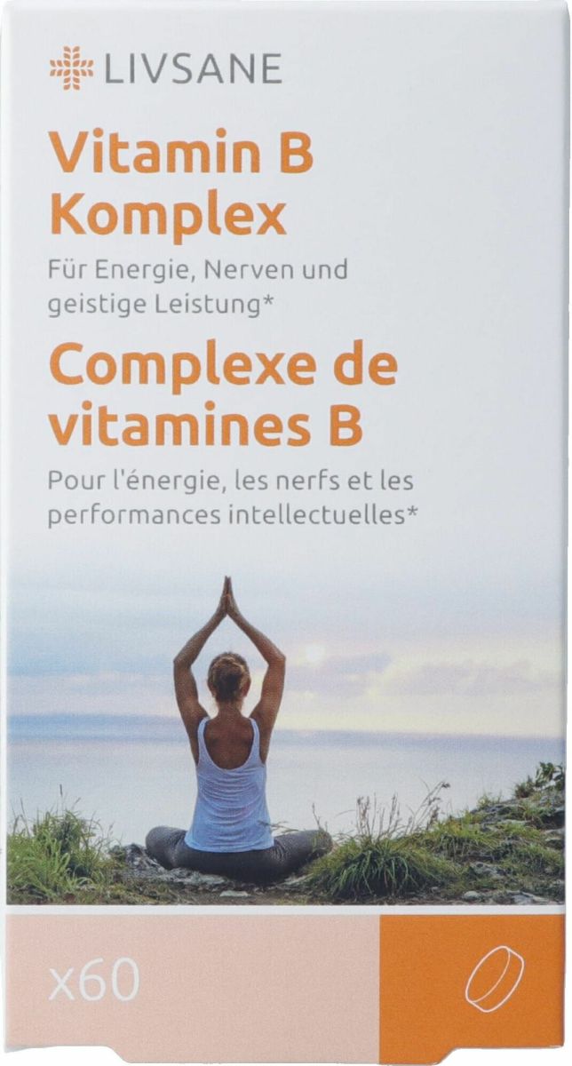 Livsane Vitamin B Complex Tabletten Ch 60 Stück in der Adler Apotheke