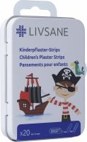 Produktbild von Livsane Kinderpflaster-Strips Pirat 20 Stück
