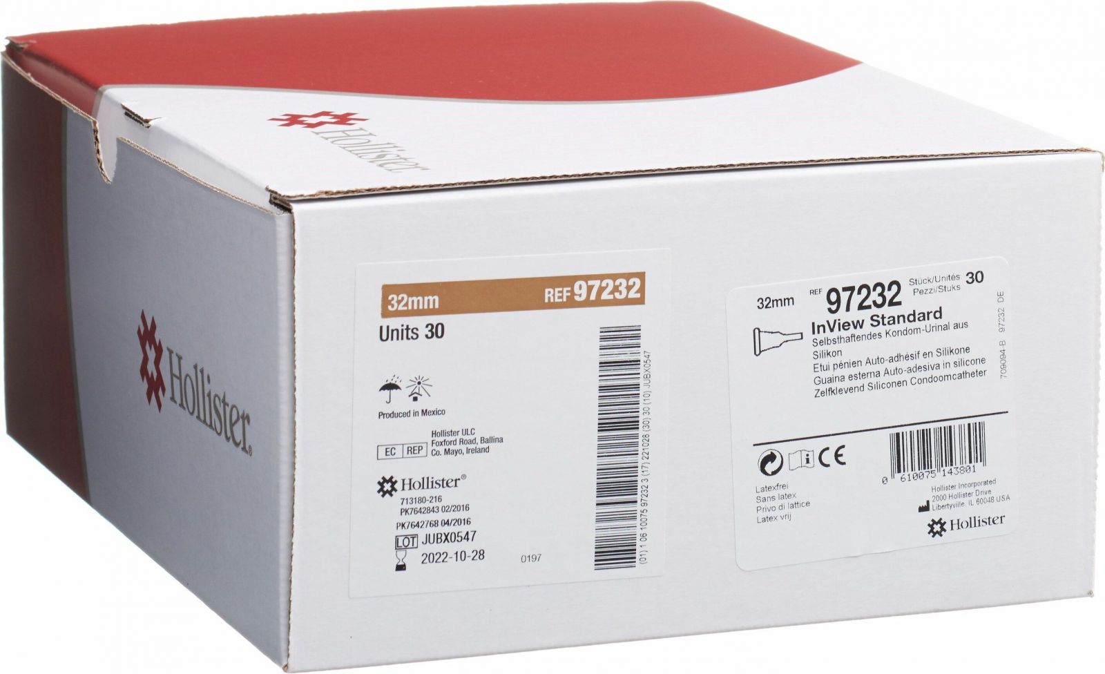 Hollister Inview Kondom Urinal 41mm 30 Stück in der Adler Apotheke