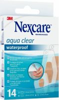 Produktbild von 3M Nexcare Aqua Clear Waterproof 3 Groes Ass 14 Stück