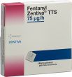 Produktbild von Fentanyl Zentiva Tts Matrixpfl 75 Mcg/h 5 Stück