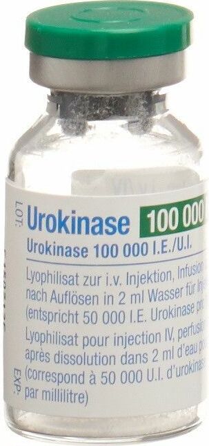 Urokinase Hs Medac Trockensubstanz 100000 E Durchstechflasche in der
