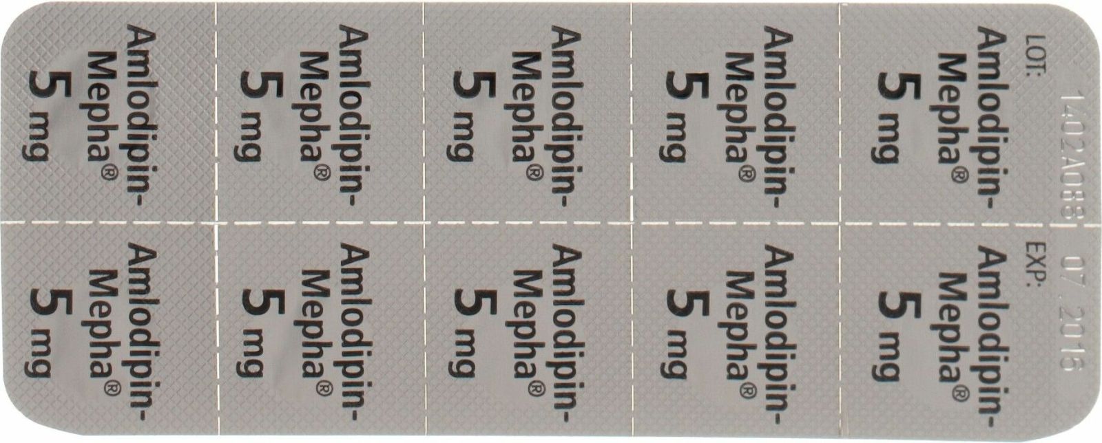 Amlodipin Mepha 5 Tabletten 5mg 30 Stück in der Adler Apotheke