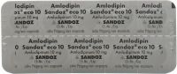 Immagine del prodotto Amlodipin Sandoz Eco Tabletten 10mg 100 Stück