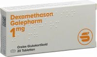Produktbild von Dexamethason Galepharm Tabletten 1mg 20 Stück