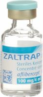 Produktbild von Zaltrap Infusionskonzentrat 100mg/4ml Durchstechflasche 4ml