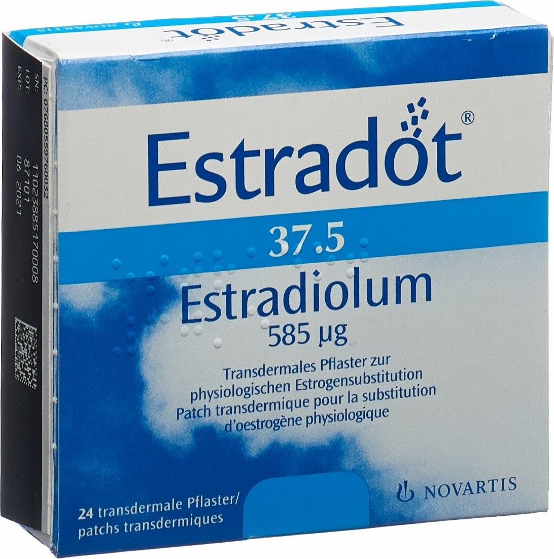 Estradot Matrixpfl 37.5 Mcg/24h 24 Stück in der Adler Apotheke