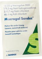 Produktbild von Macrogol Sandoz Granulat Beutel 20 Stück