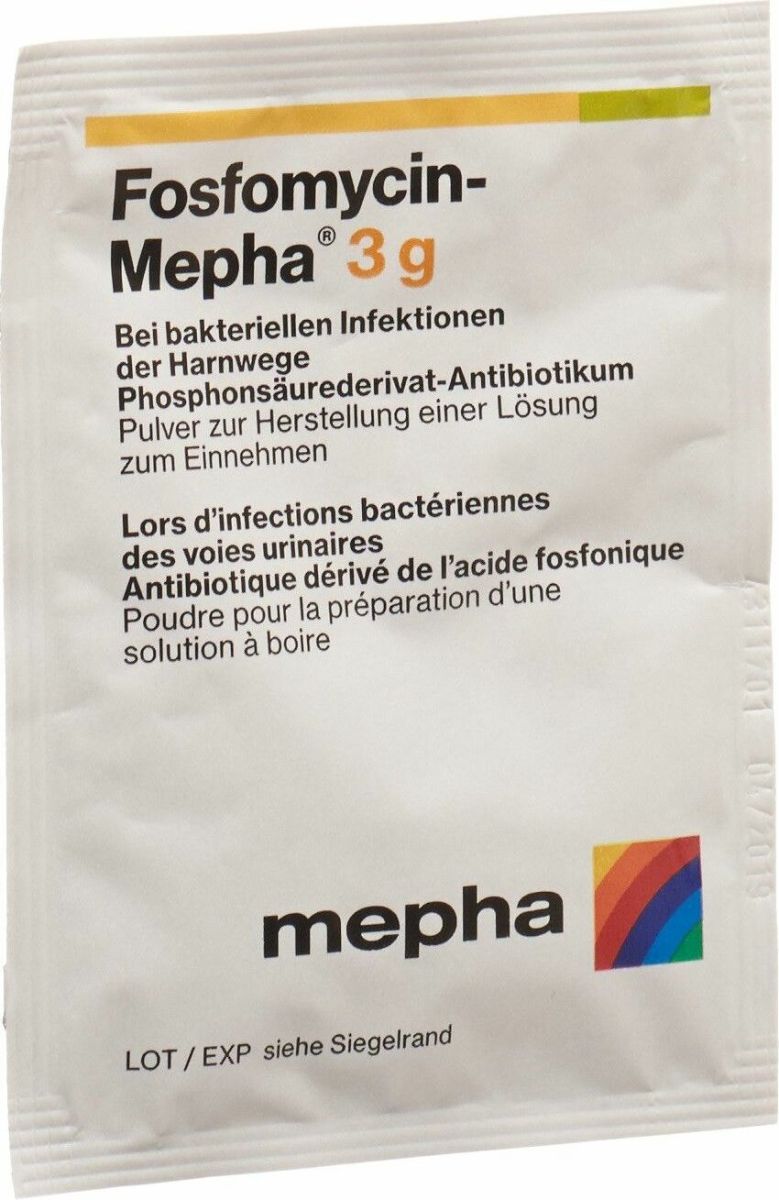 Fosfomycin Mepha 3g Pulver für Lösung Zum Einnehmen B in der Adler Apotheke Fosfomycin Mepha 3g Pulver für Lösung Zum Einnehmen B in der Adler Apotheke