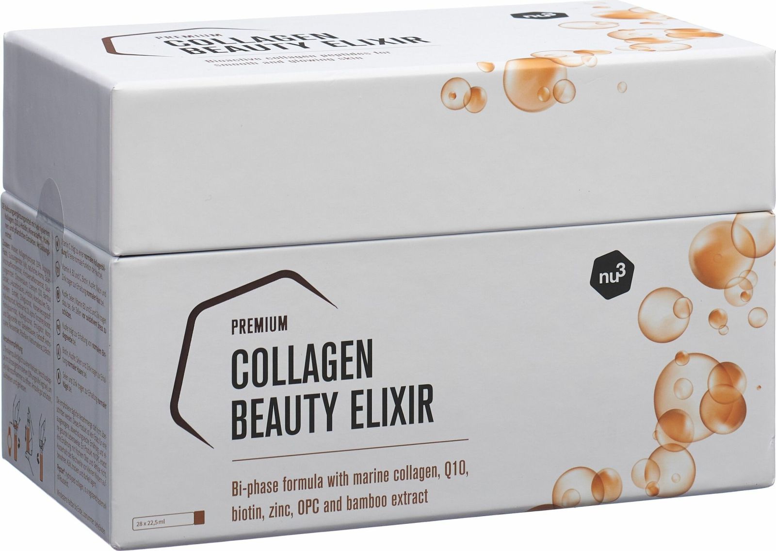 Nu3 Premium Collagen Beauty Elixir 28x 22.5ml in der Adler Apotheke