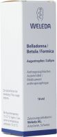 Image du produit Weleda Belladonna/betula/formica Augentropfen Flasche 10ml
