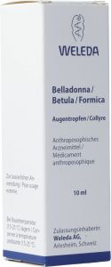 Produktbild von Weleda Belladonna/betula/formica Augentropfen Flasche 10ml