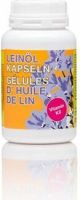 Produktbild von Phytomed Leinöl Bio 500mg+vitamin K2 Kapseln 180 Stück