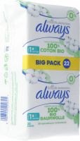 Produktbild von Always Ultra Binde Cotton Normal mit Flügel 22 Stück