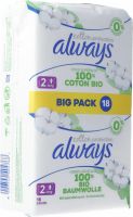 Produktbild von Always Ultra Binde Cotton Long mit Flügel 18 Stück
