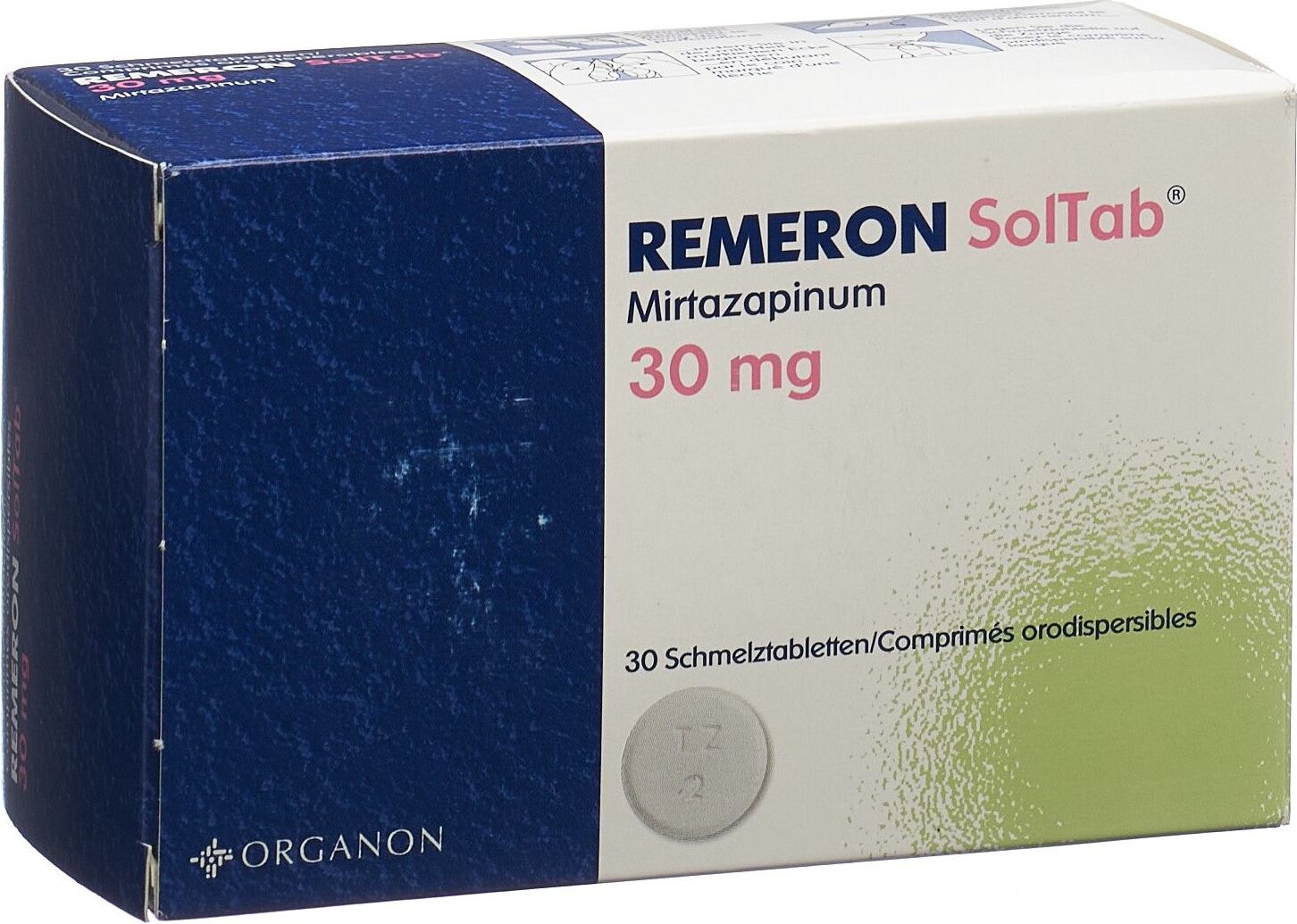 Remeron Soltab Schmelztabletten 30mg 30 Stück in der Adler Apotheke