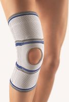 Produktbild von Bort Kniebandage Patella Silicon D-41/f-52cm Xl+ Silbern