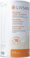 Produktbild von Livsane Slim Shake Vanille Geschmack 450g