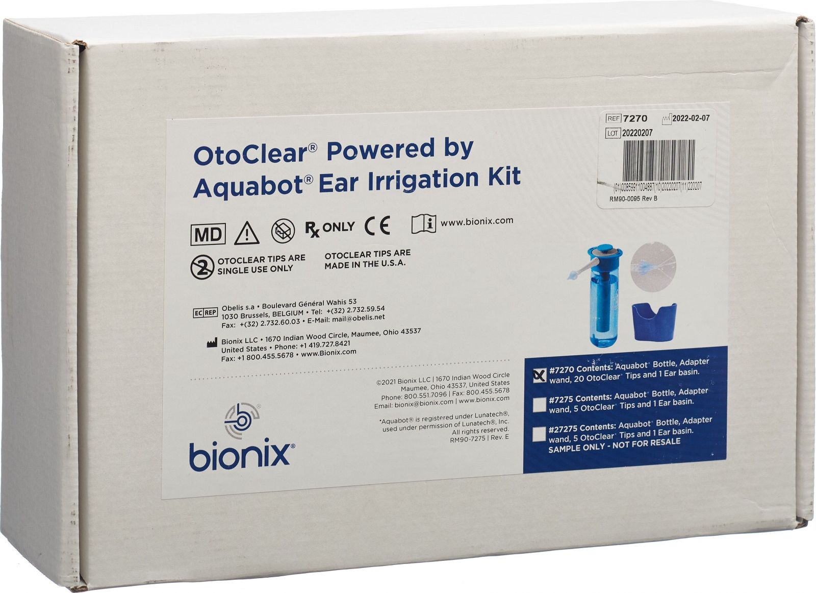 Bionix Otoclear Aquabot Kit Ear Irrigation in der Adler Apotheke
