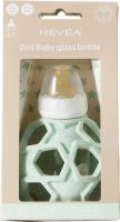 Produktbild von Hevea 2in1 Baby Glass Bottle Starball Mint