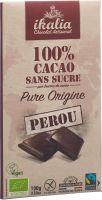 Produktbild von Ikalia Tafel Zb Schokolade 100% Kakao 100g