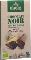 Produktbild von Ikalia Tafel Zb Schokolade 70% Kokosbl 100g
