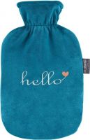 Produktbild von Fashy Wärmflasche 2L Flausch Blau Hello Th