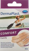 Product picture of Dermaplast Comfort Family Strip 3 Sizes 32 Pieces