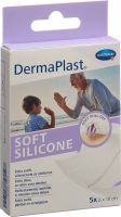 Produktbild von Dermaplast Soft Silicone 6x10cm 5 Stück